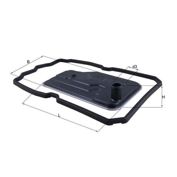 Hydraulic Filter, Automatic Transmission <br>Article No: HX 124D <br>Vehicle Range: All