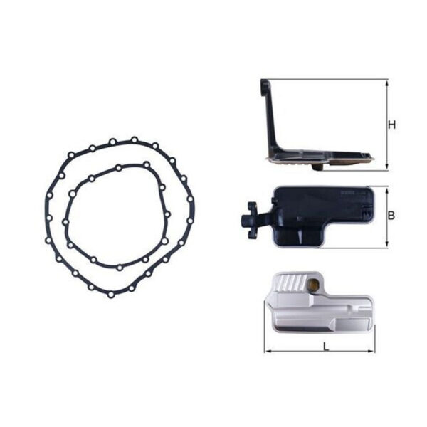 Hydraulic Filter, Automatic Transmission <br>Article No: HX 192D <br>Vehicle Range: AUDI