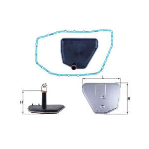 Hydraulic Filter, Automatic Transmission<br> Article No: HX 235D <br> Vehicle Range:  AUDI