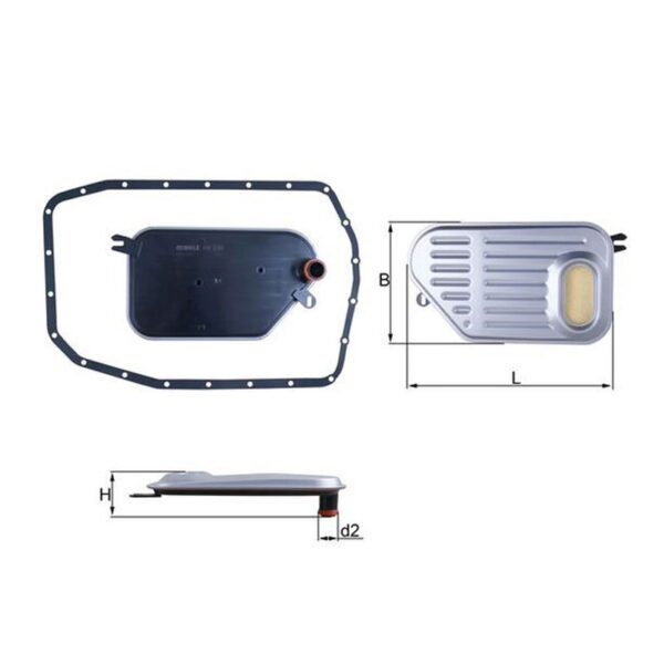 Hydraulic Filter, Automatic Transmission <br>Article No: HX 239D<br> Vehicle Range:  AUDI, BMW