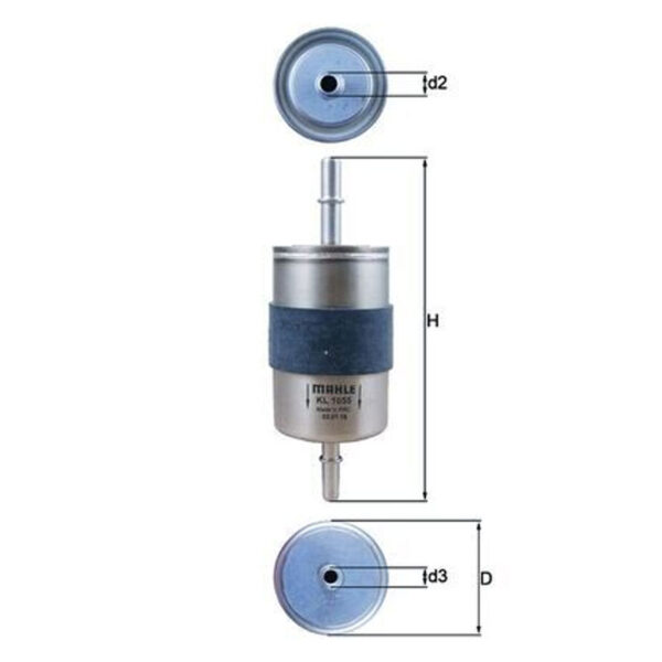 Fuel Filter <br> Article No: KL 1055 <br> Vehicle Range: VOLVO