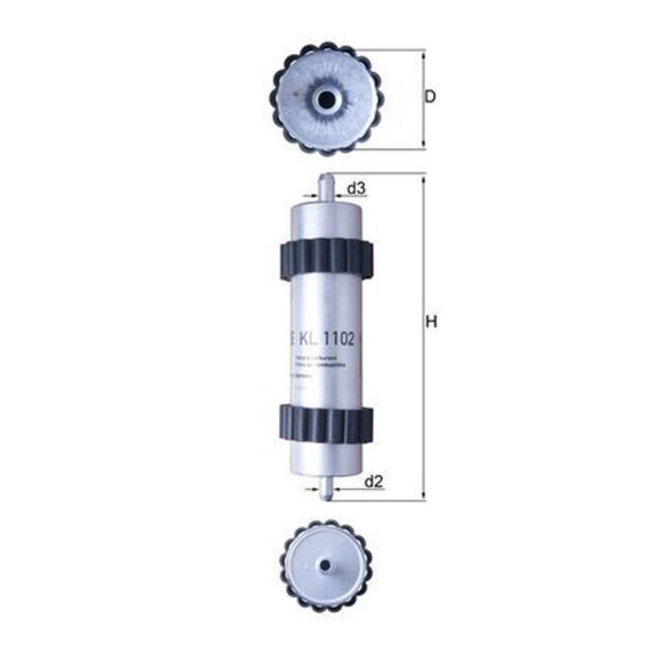 Fuel Filter<br> Article No: KL 1102 <br> Vehicle Range:  AUDI