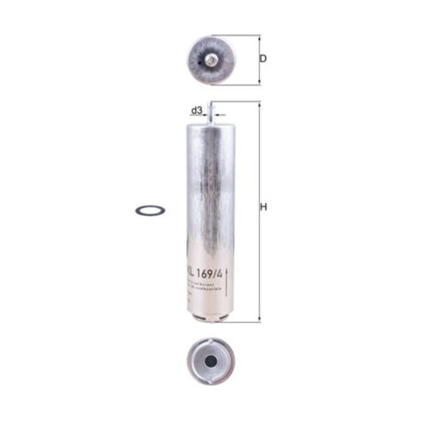 Fuel Filter <br> Article No: KL 169/4D <br>Vehicle Range:  BMW, MINI