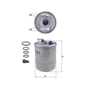 Fuel Filter<br> Article No: KL 490/1D <br>Vehicle Range: MERCEDES-BENZ