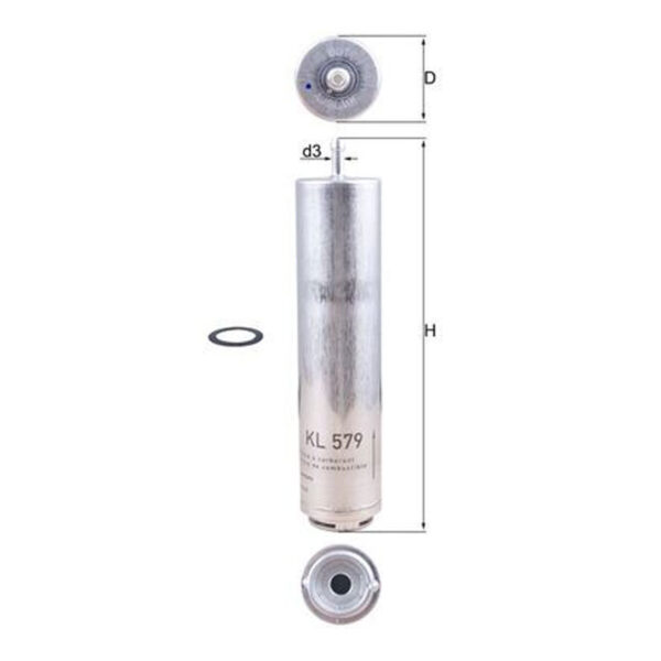 Fuel Filter<br> Article No: KL 579D <br>Vehicle Range: MERCEDES-BENZ