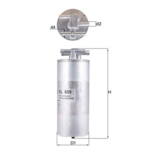 Fuel Filter <br> Article No: KL 659 <br>Vehicle Range:  AUDI