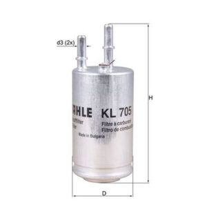 Fuel Filter <br> Article No: KL 705 <br>Vehicle Range: VOLVO