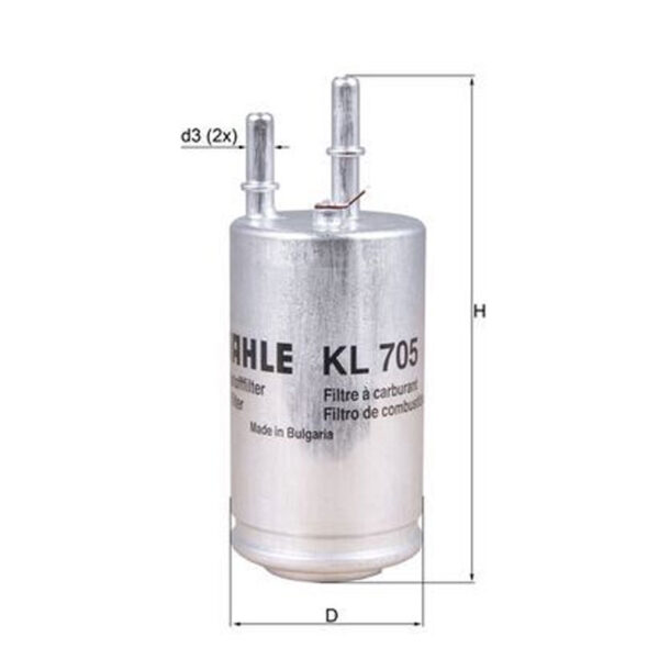 Fuel Filter <br> Article No: KL 705 <br>Vehicle Range: VOLVO