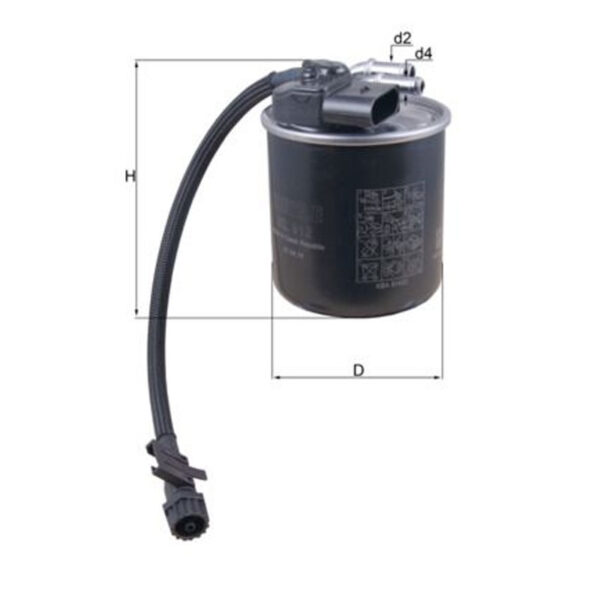 Fuel Filter<br> Article No: KL 912 <br>Vehicle Range: MERCEDES-BENZ
