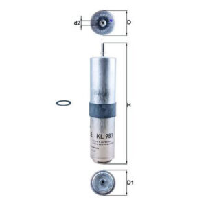 Fuel Filter <br>Article No: KL 983D <br>Vehicle Range: BMW, MINI