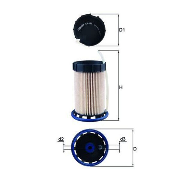 Fuel Filter<br> Article No: KX 492 <br> Vehicle Range: All