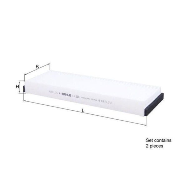 Filter, Cabin Air <br>Article No: LA 239/S <br>Vehicle Range: AUDI, LAMBORGHINI, TOYOTA, VW