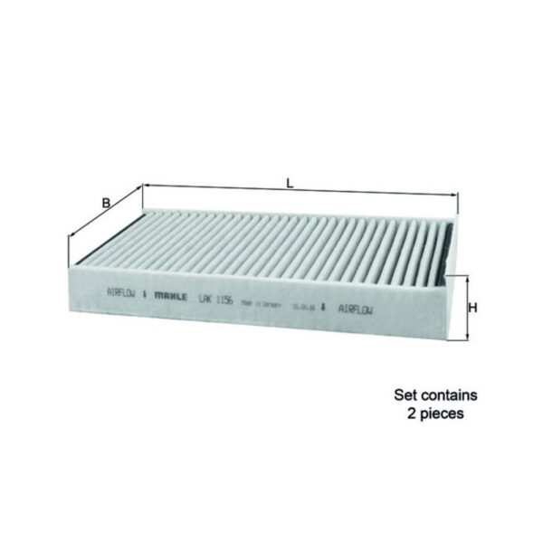 Filter, Cabin Air <br>Article No: LAK 1156/S <br>Vehicle Range:  BMW, MINI