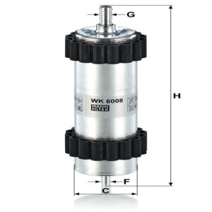 Fuel Filter<br> Article No: WK 6008