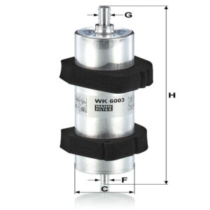 Fuel Filter<br> Article No: WK 6003