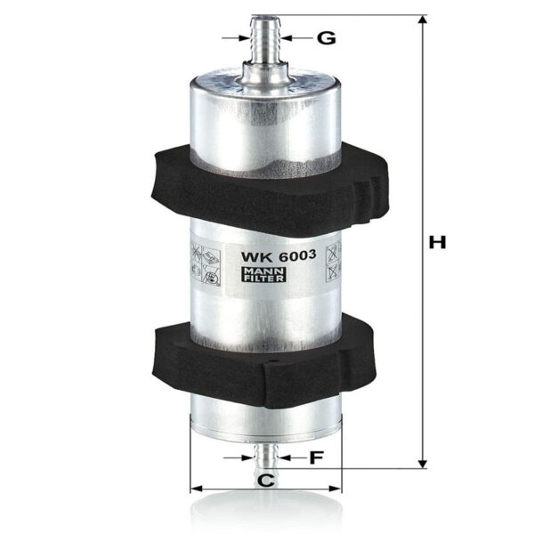 Fuel Filter<br> Article No: WK 6003