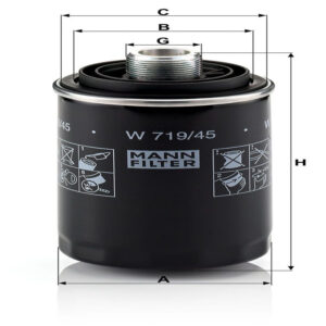 Oil Filter<br> Article No: W 719/45