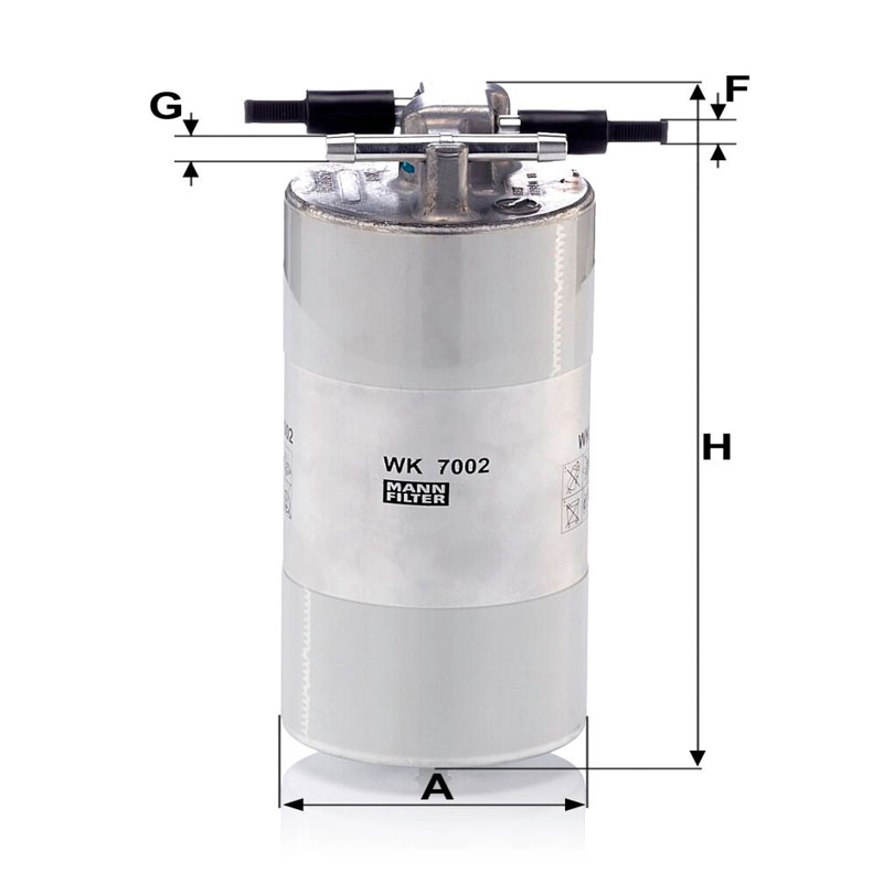 Fuel Filter<br> Article No: WK 7002