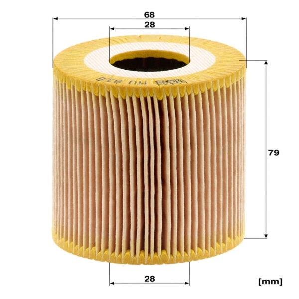 Oil Filter<br> Article No: HU 818 x
