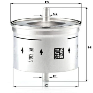 Fuel Filter<br> Article No: WK 730/1