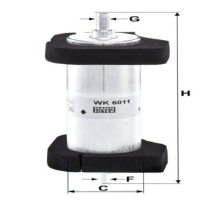 Fuel Filter<br> Article No: WK 6011