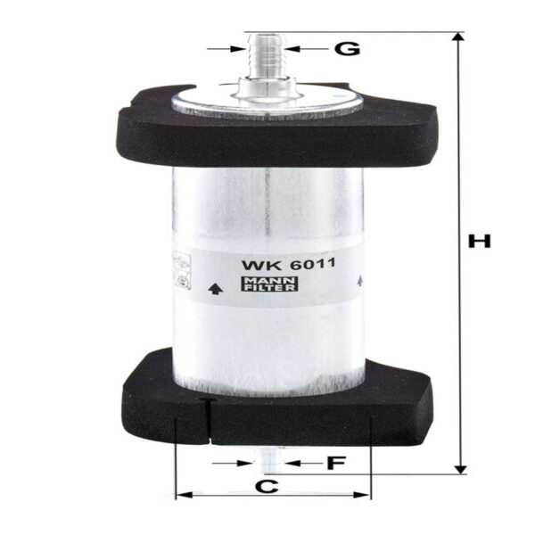 Fuel Filter<br> Article No: WK 6011