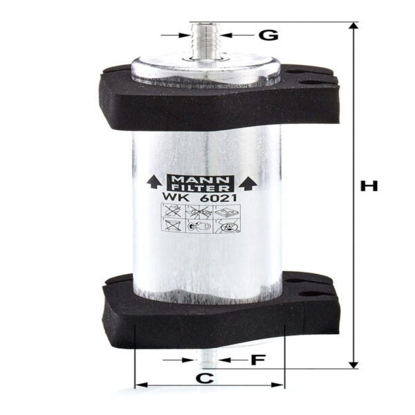 Fuel Filter<br> Article No: WK 6021