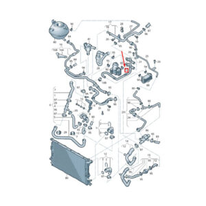 HOSE AUDI <br>Article No: 5N0121086D